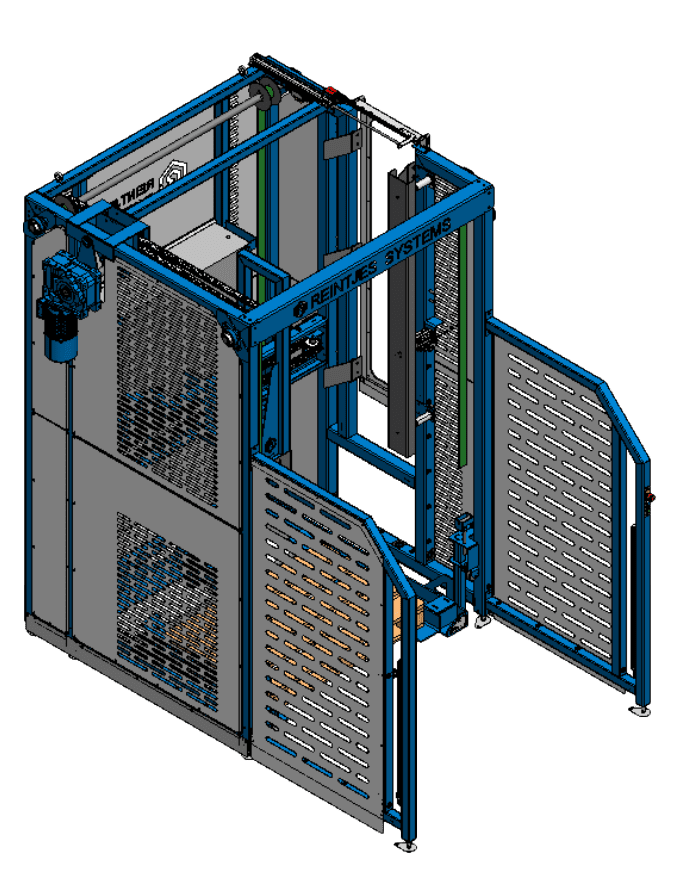 Euro depalletiser + pallet lift